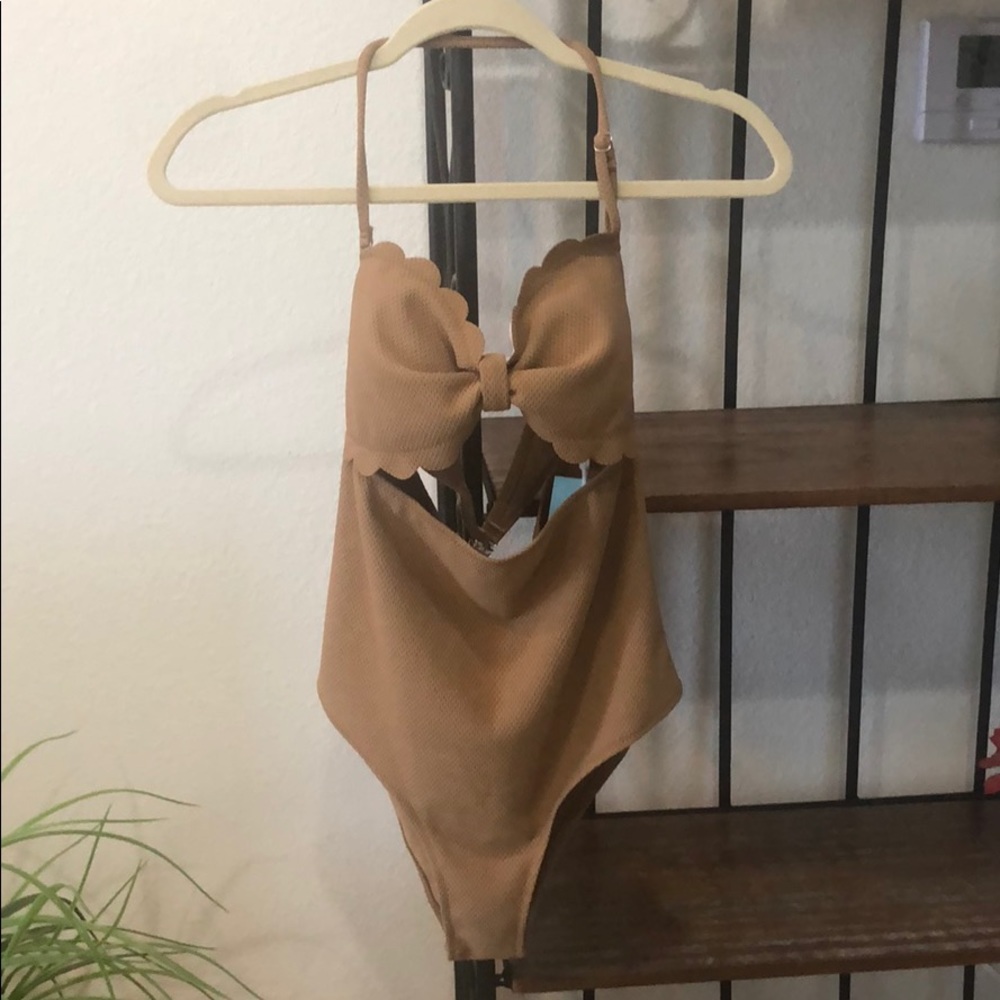 Tan swimsuit